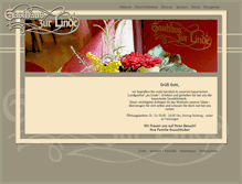 Tablet Screenshot of gasthauszurlinde.info